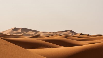 Fotobehang Woestijnlandschap van zandduinen