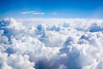 Fotobehang Wolken van bovenaf gezien