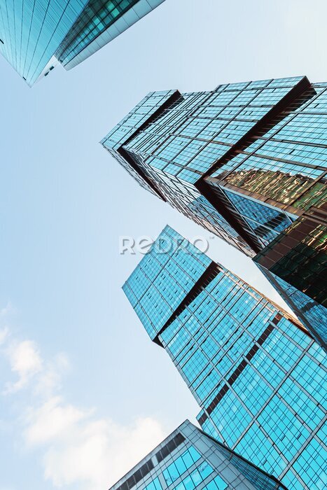 Fotobehang wolkenkrabbers Moscow International Business Center Moscow-City