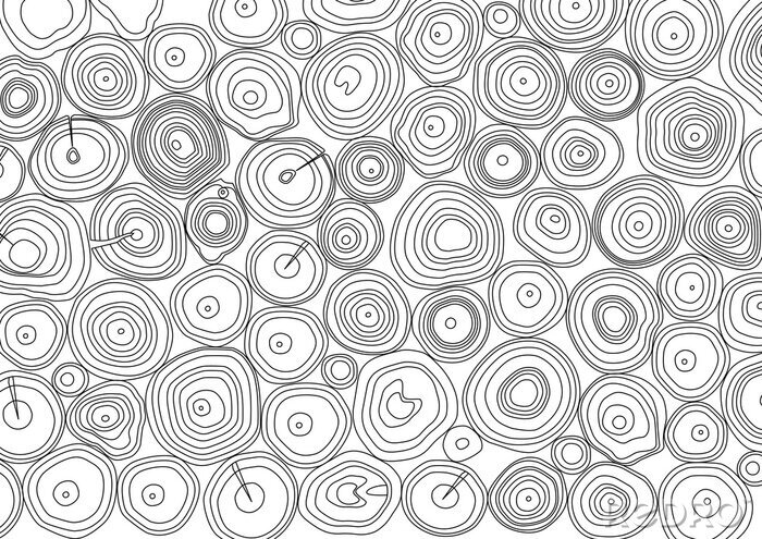 Fotobehang wood log stack