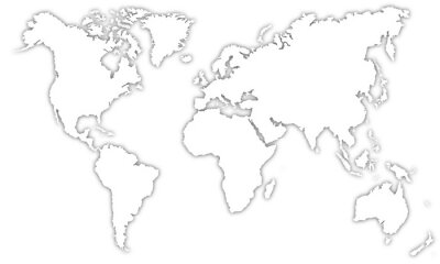 World Map - Shadow
