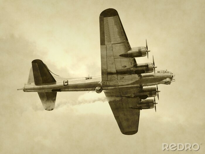 Fotobehang World War II tijdperk Amerikaanse bommenwerper
