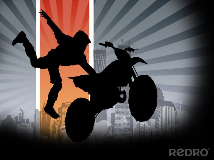 Fotobehang Xtreme Motocross