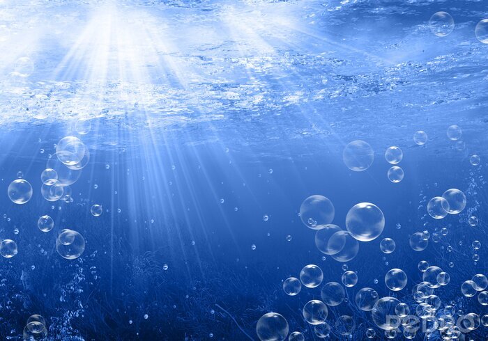 Fotobehang Zee en bruisend water