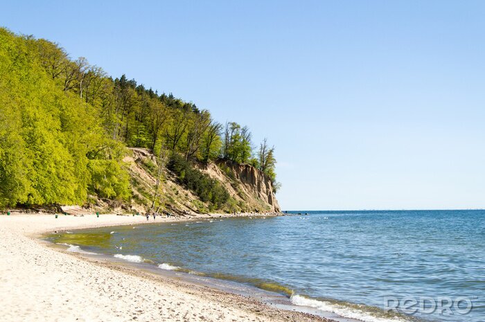 Fotobehang Zee en klif