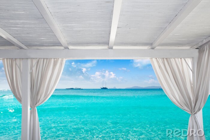 Fotobehang Zee in Ibiza