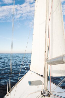Fotobehang Zeilboot tijdens een rondvaart