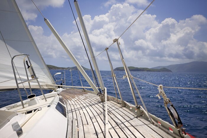 Fotobehang Zeilen in de tropen