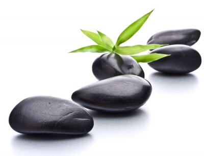 Zen kiezels. Stone spa en gezondheidszorg concept.