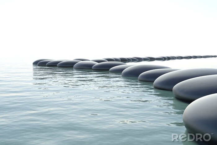 Fotobehang Zen turbulent water