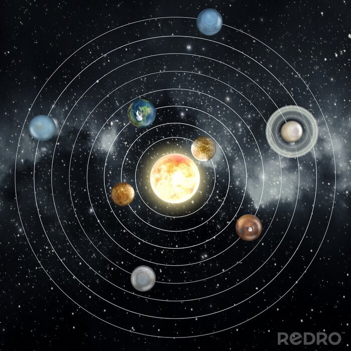 Fotobehang Zonnestelsel