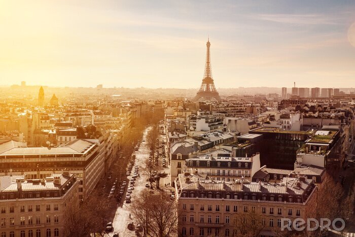 Fotobehang Zonnig Parijs