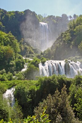 Fotobehang Zonnige Italiaanse watervallen