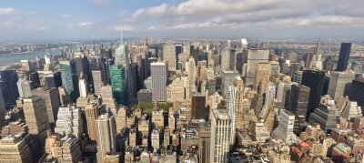 Fotobehang Zonnige skyline van New York