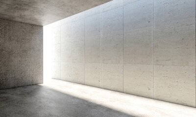 Fotobehang Zonovergoten architectonisch beton