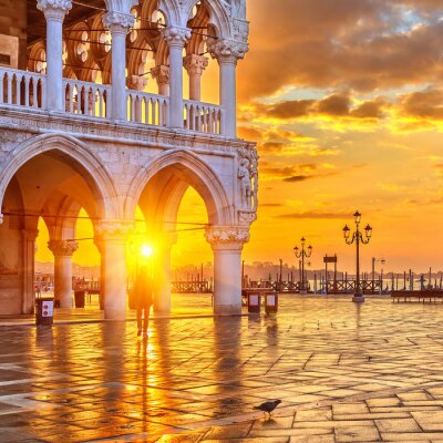 Zonsopgang in Venetië