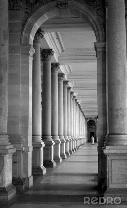 Fotobehang Zuilengalerij