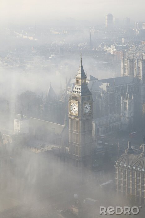 Fotobehang Zware mist raakt Londen
