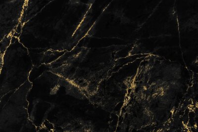 Fotobehang Zwart marmer