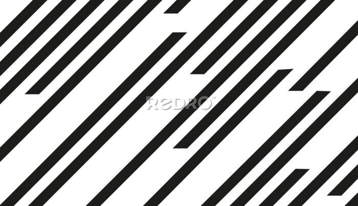 Fotobehang Zwart-wit gestreepte textuur