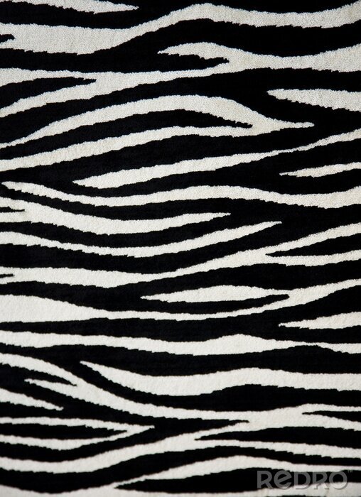 Fotobehang Zwart-wit zebra ontwerp