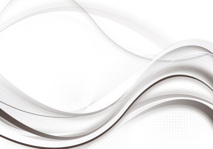 Fotobehang Zwart-witte abstracte golf