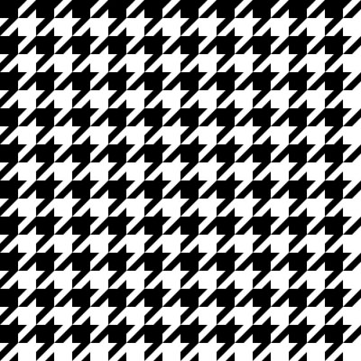 Fotobehang Zwart-witte pepita