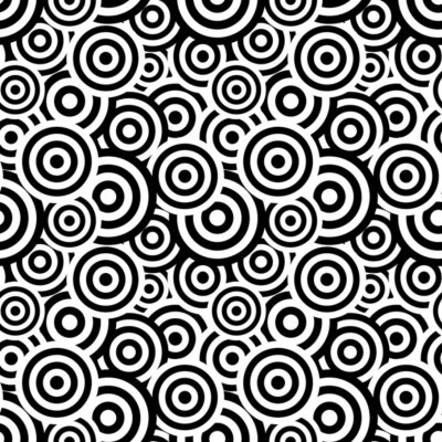 Zwart-witte spiralen