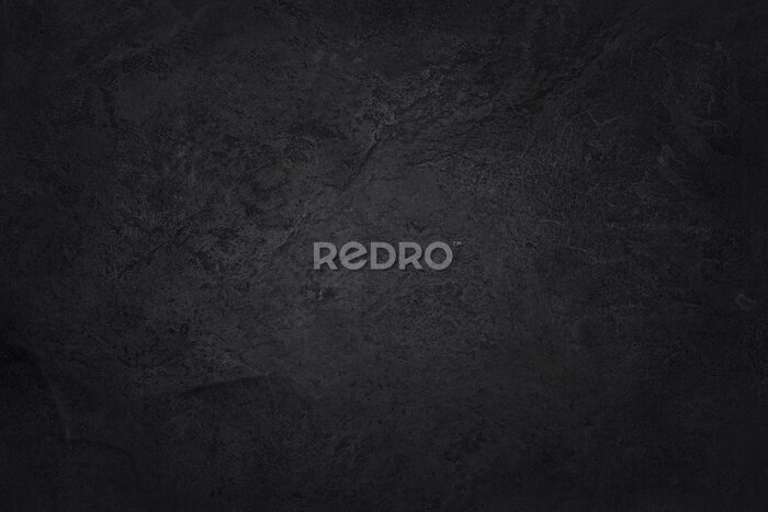 Fotobehang Zwarte betonnen achtergrond met textuur