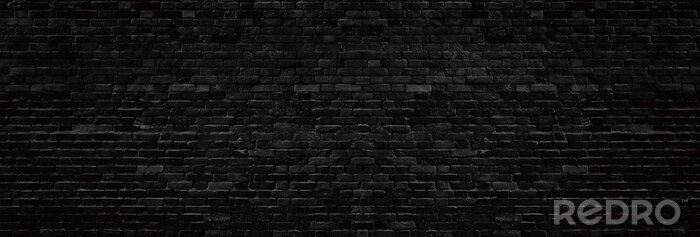 Fotobehang Zwarte muur in de schaduw