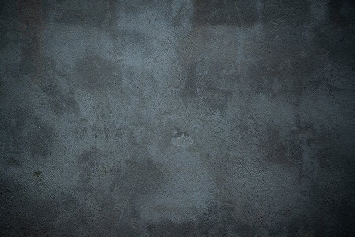 Fotobehang Zwartgrijze muur van beton