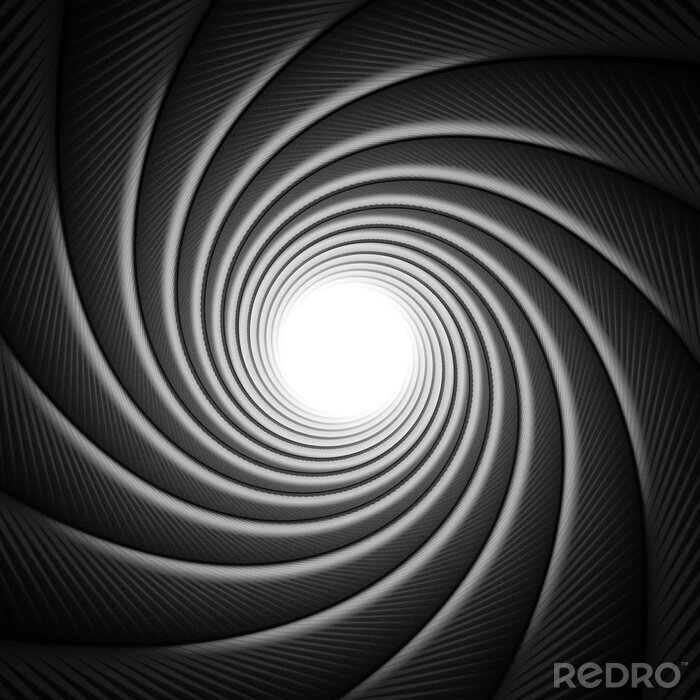 Poster 3D tunnel met luik