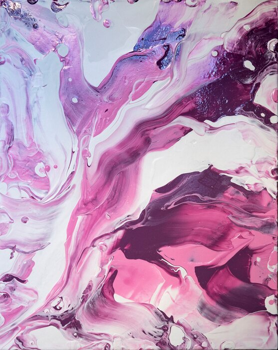Poster abstract background in fluid art style 12