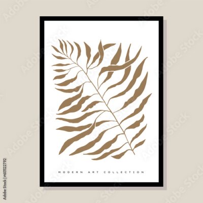 Poster Abstract boho style art print poster