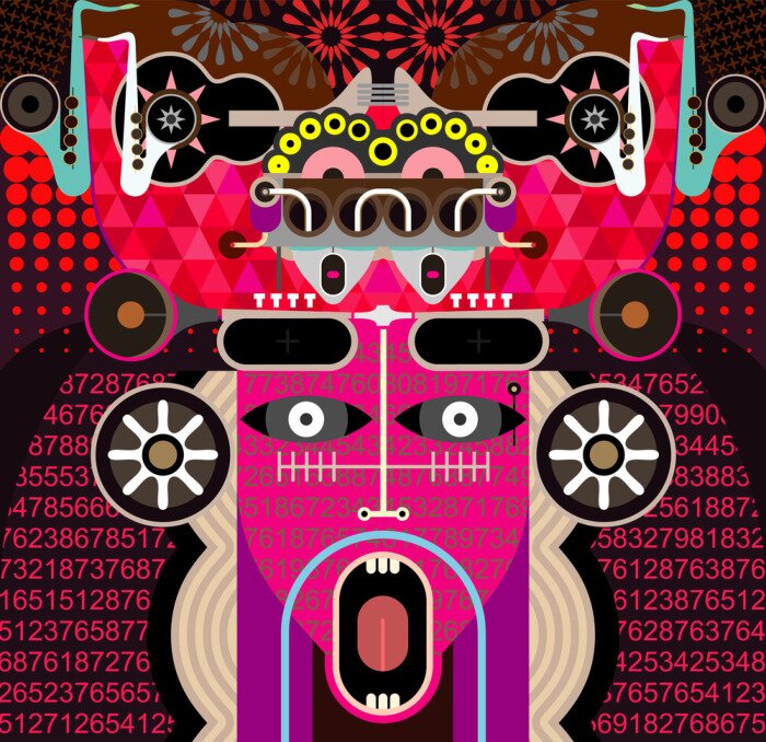 Poster Abstract Grafische Kunst - vectorillustratie