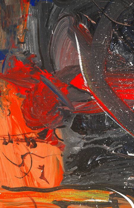 Poster Abstract on Canvas