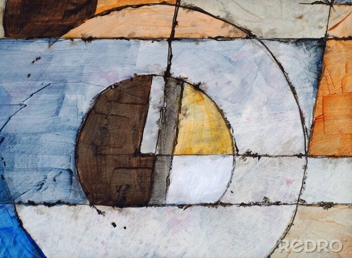 Poster Abstract schilderij