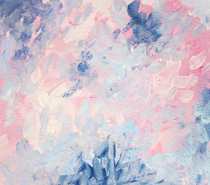 Poster Abstract schilderij.