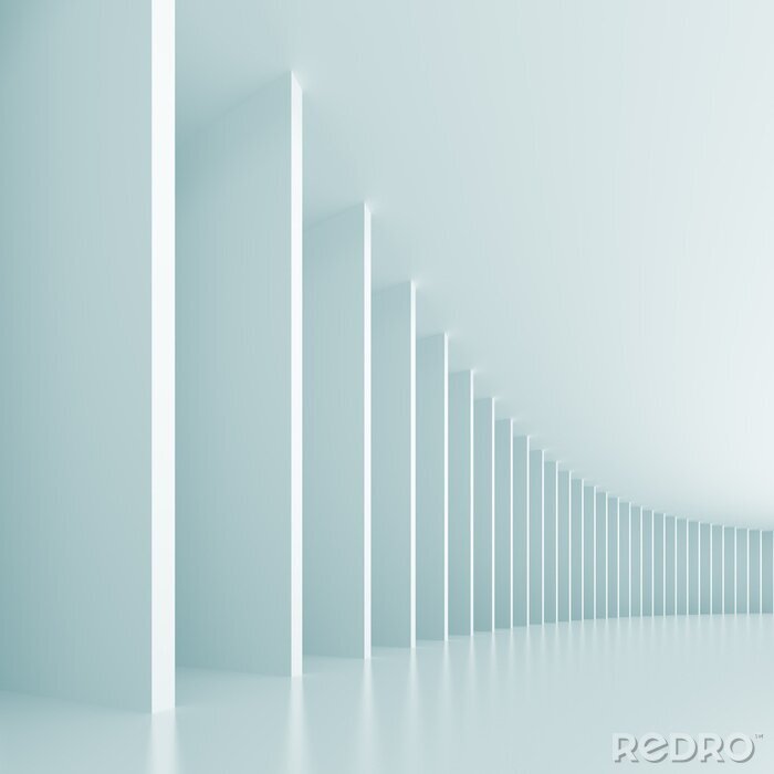 Poster Abstracte 3D muren