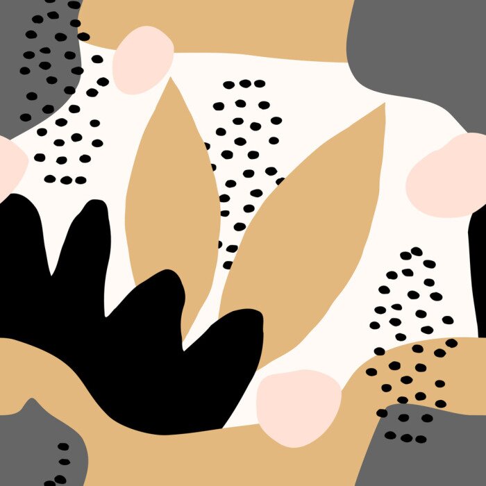 Poster Abstracte collage Patroon