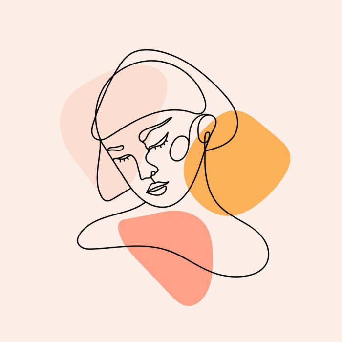 Poster Abstracte mensen