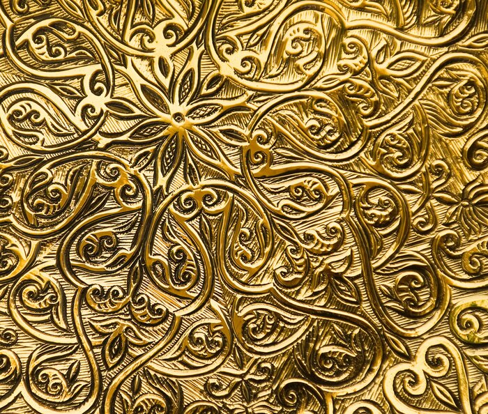 Poster achtergrond met oosterse ornamenten