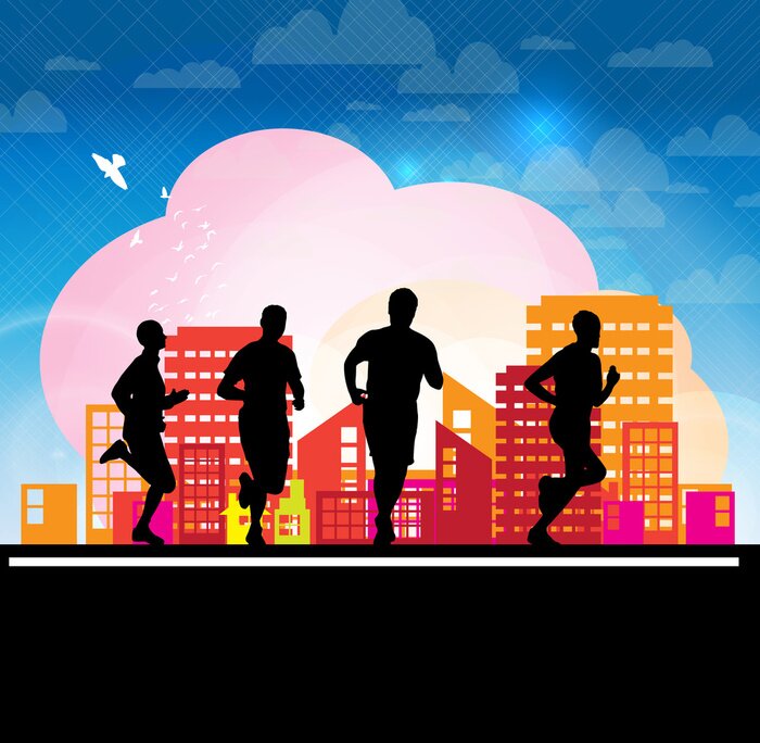 Poster Afbeelding van de sport