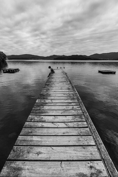 Poster Afdaling in het water