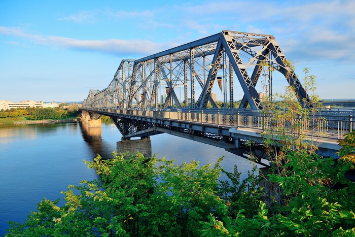 Poster Alexander III-brug overdag