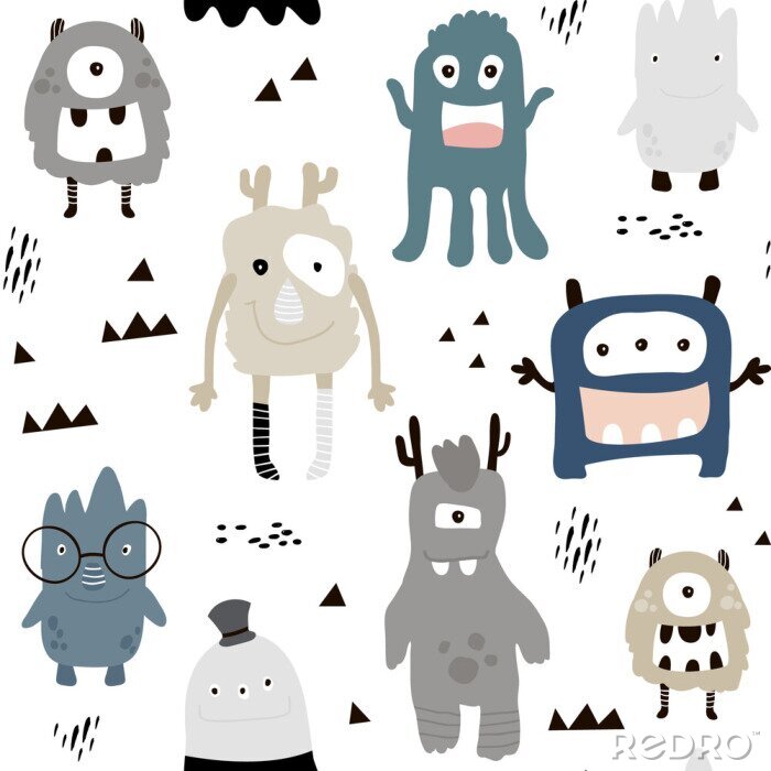 Poster Aliens van buitenaardse planeten