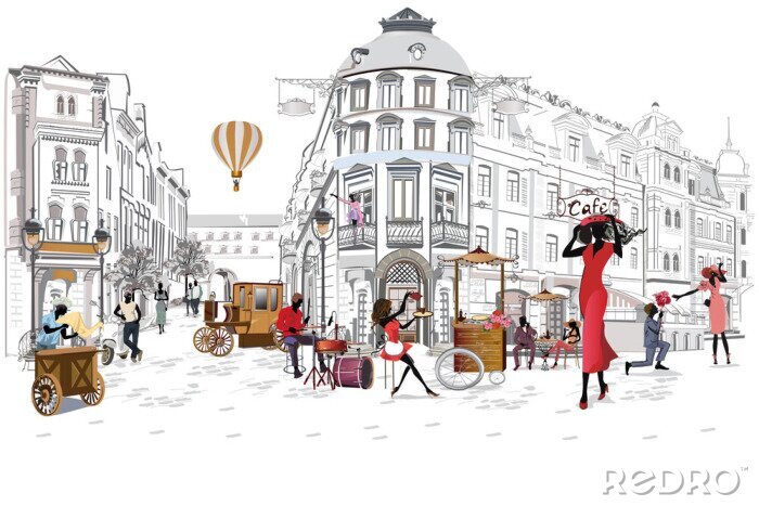 Poster Architecturale illustratie