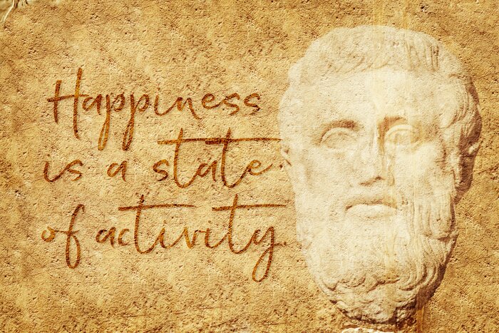 Poster Aristoteles' woorden