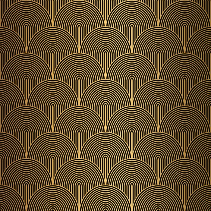 Poster Art deco elegant ontwerp