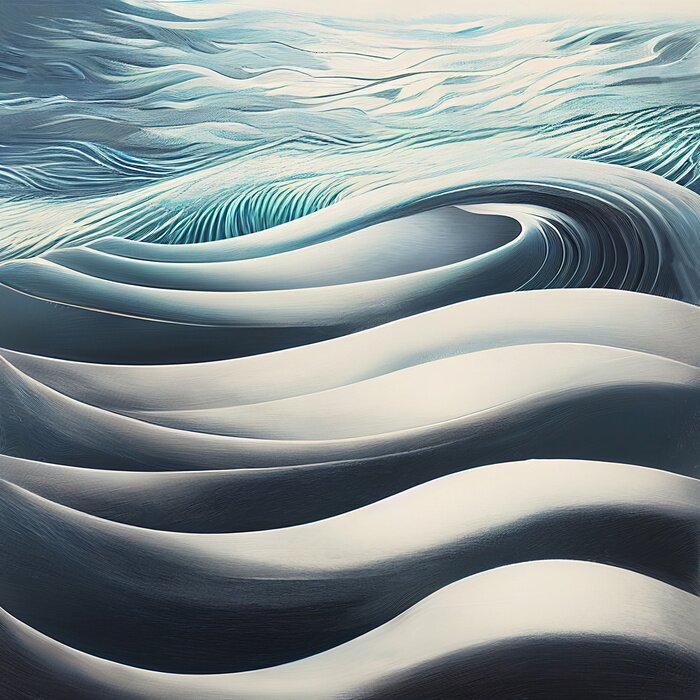 Poster Artistieke moderne grafische illustratie